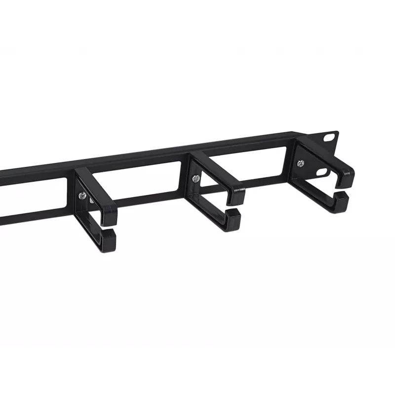 Equip 19 inch Rack Mount Cable Management Panel, Black
