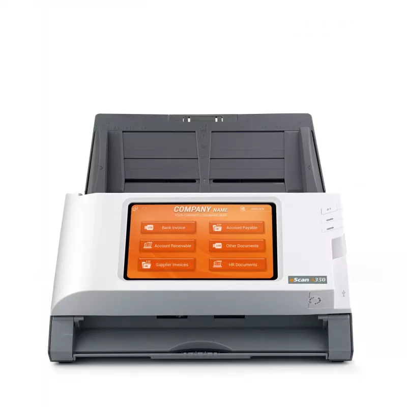Plustek eScan A350 Enterprise ADF + Manual feed scanner 600 x 600 DPI A4 Black, White
