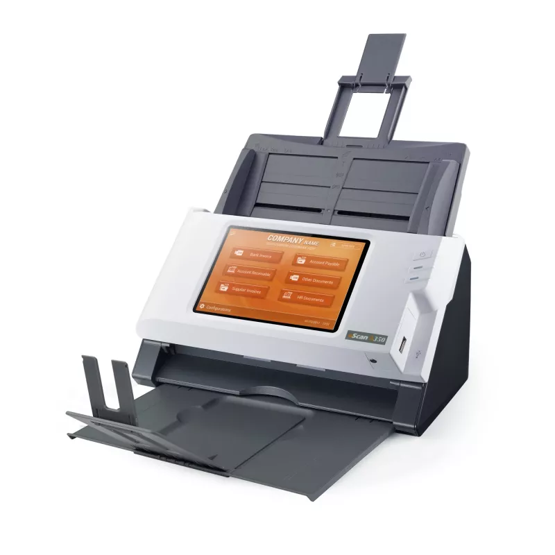 Plustek eScan A350 Enterprise ADF + Manual feed scanner 600 x 600 DPI A4 Black, White