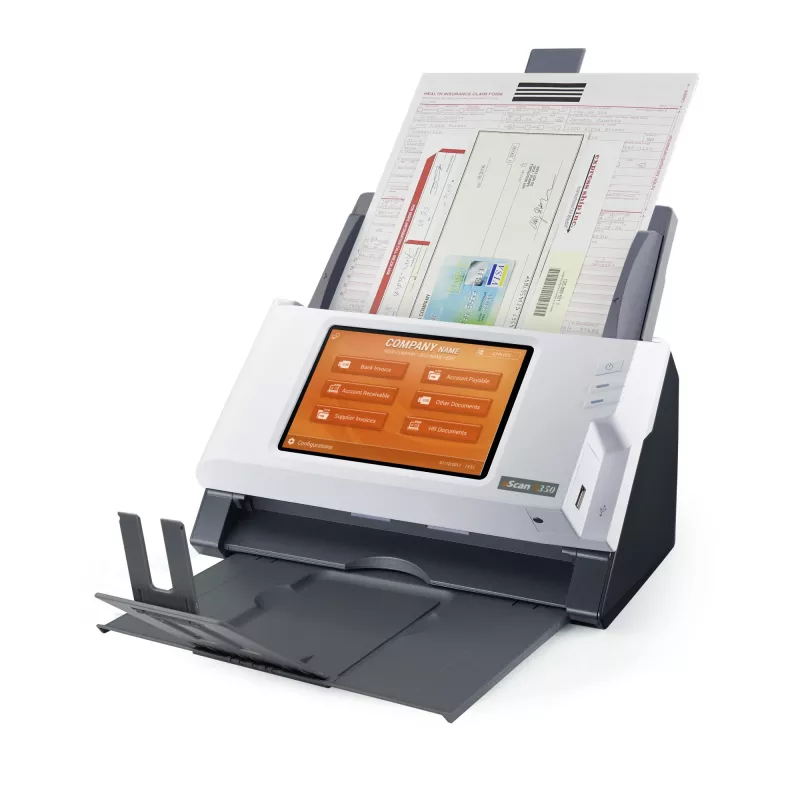 Plustek eScan A350 Enterprise ADF + Manual feed scanner 600 x 600 DPI A4 Black, White