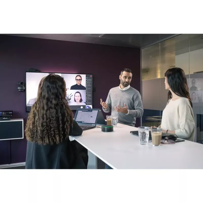 Group audio conferencing system EPOS EXPAND Capture 5 — omnidirectional mic, 20–8000 Hz, aluminium/plastic, black, 123×315.6×53 mm