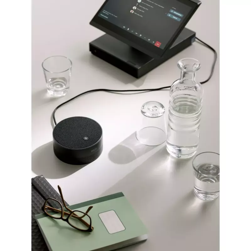 Group audio conferencing system EPOS EXPAND Capture 5 — omnidirectional mic, 20–8000 Hz, aluminium/plastic, black, 123×315.6×53 mm