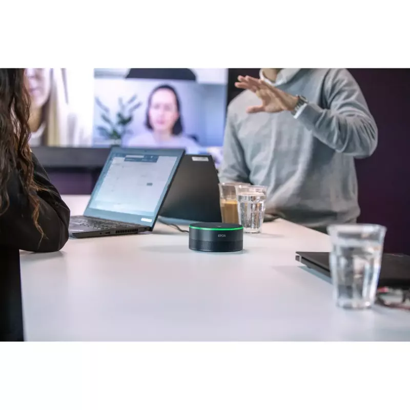 Group audio conferencing system EPOS EXPAND Capture 5 — omnidirectional mic, 20–8000 Hz, aluminium/plastic, black, 123×315.6×53 mm