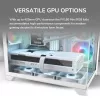 Mini Tower PC Case Cougar FV150 ARGB White — Micro-ATX / Mini-ITX, side window, 2x120mm + 1x120mm fans, 2.5 inch & 3.5 inch bays