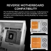 Mini Tower PC Case Cougar FV150 ARGB White — Micro-ATX / Mini-ITX, side window, 2x120mm + 1x120mm fans, 2.5 inch & 3.5 inch bays