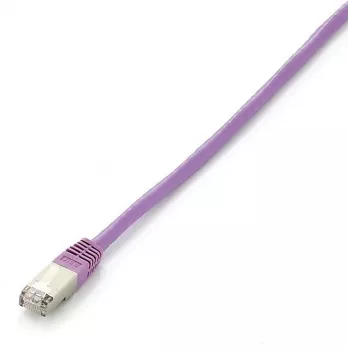 Equip Cat.6 S/FTP Patch Cable, 7.5m, Purple, 7.5 m, Cat6, S/FTP (S-STP), RJ-45, RJ-45, Purple