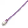 Equip Cat.6 S/FTP Patch Cable, 7.5m, Purple, 7.5 m, Cat6, S/FTP (S-STP), RJ-45, RJ-45, Purple