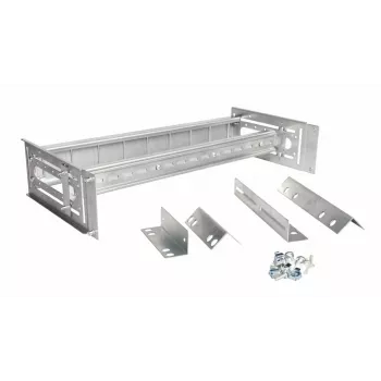 Rack rail EQUIP EZR-DIN-3 — 19 inch (48.3 cm) 3U DIN, RAL7035 grey, width 485 mm, depth 150 mm