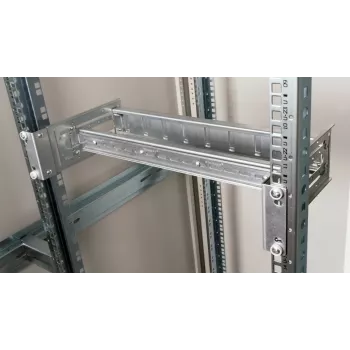 Rack rail EQUIP EZR-DIN-3 — 19 inch (48.3 cm) 3U DIN, RAL7035 grey, width 485 mm, depth 150 mm