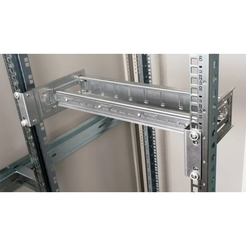 Rack rail EQUIP EZR-DIN-3 — 19 inch (48.3 cm) 3U DIN, RAL7035 grey, width 485 mm, depth 150 mm