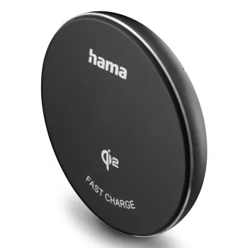 Hama 00201735 mobile device charger Smartphone Black USB Wireless charging Fast charging Indoor