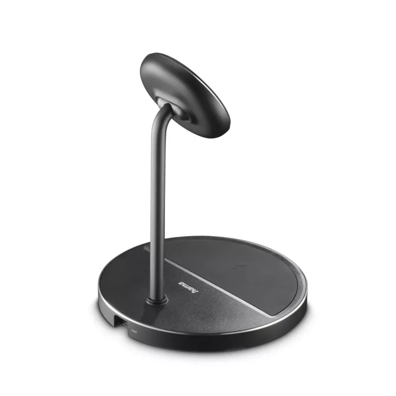 Hama 00201738 mobile device charger Headphones, Smartphone Black USB Wireless charging Fast charging Indoor