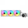 All-in-one CPU Liquid Cooler Cougar Poseidon Vistek 360, ARGB, 120 mm fans, White, supports LGA1700/AM5