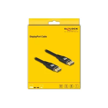 DeLOCK DisplayPort Cable 8K 60 Hz 2 m Black Metal