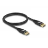 DeLOCK DisplayPort Cable 8K 60 Hz 2 m Black Metal