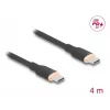 DeLOCK USB Cable USB 2.0 4m USB C Black 81240