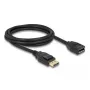 DeLOCK DisplayPort 1.2 extension cable 4K 60 Hz 2 m