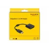 DeLOCK Adapter DisplayPort 1.2 male to DVI female 4K Passive black