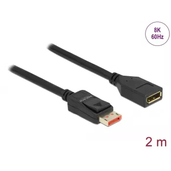DisplayPort extension cable DeLOCK 8K 60 Hz 2 m