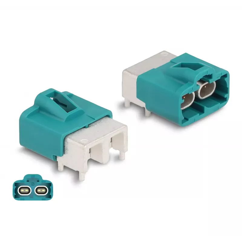 Connector DeLOCK HDMTD double plug angled for PCB