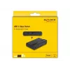 DeLOCK USB Switch 4 x Device 2 x Host 5 Gbps Black