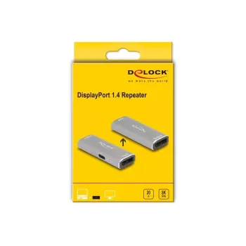 DeLOCK DisplayPort 1.4 Repeater 8K 30 Hz 20 m