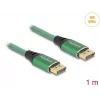 DeLOCK DisplayPort Cable 16K 60 Hz 1 m green metal