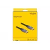 DeLOCK DisplayPort Cable 8K 60 Hz 1 m lila metal