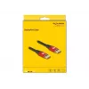DeLOCK DisplayPort Cable 8K 60 Hz 1 m red metal