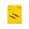 DeLOCK DisplayPort Cable 8K 60 Hz 2 m lila metal
