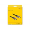 DeLOCK DisplayPort Cable 8K 60 Hz 3 m lila metal