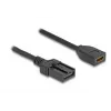 DeLOCK HDMI Automotive cable HDMI-A female to HDMI-E male 3 m 4K 60 Hz