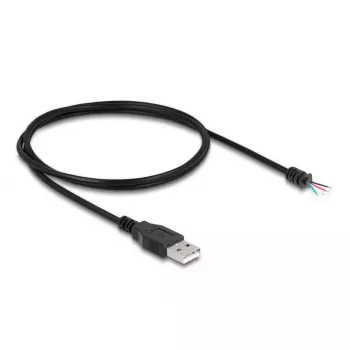 DeLOCK USB 2.0 Type-A male to 4 x open wires 1 m black