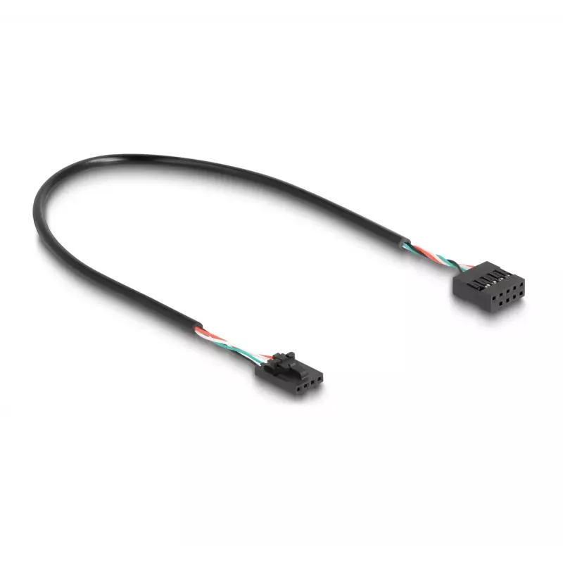 DeLOCK USB 2.0 pin header male Hub 2 Port Black Blue