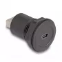 DeLOCK USB 2.0 Type Mini-B to USB 2.0 Type-A built-in connector black