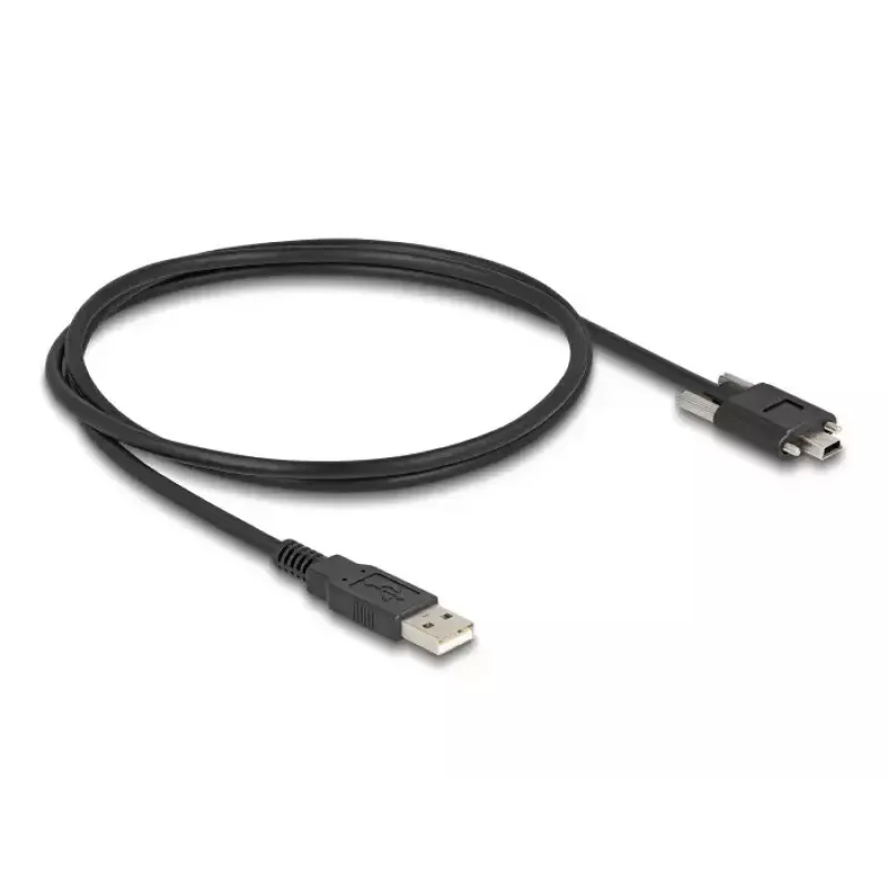 USB 2.0 Cable DeLOCK 80478 1m Type-A male to Mini-B male black