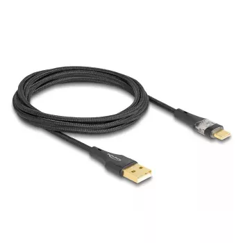 DeLOCK USB 2.0 Cable Type-A male to Type-C male 60W 2m