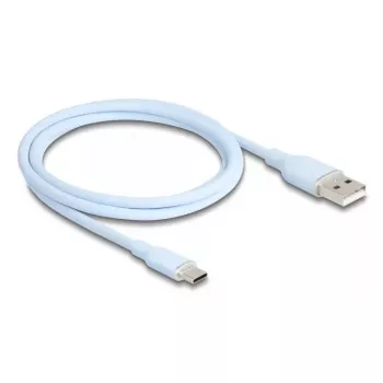 DeLOCK USB cable USB 2.0 1 m USB A USB C Blue 81222