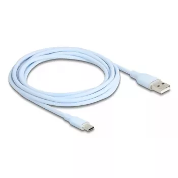 DeLOCK USB Cable USB 2.0 2.5m USB A USB C Blue