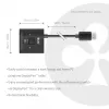 DisplayPort 2‑in‑1 Bi‑directional Switch CLUB3D CSV-1009 — 2x DisplayPort outputs, 8K@60Hz, black