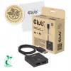 DisplayPort 2‑in‑1 Bi‑directional Switch CLUB3D CSV-1009 — 2x DisplayPort outputs, 8K@60Hz, black