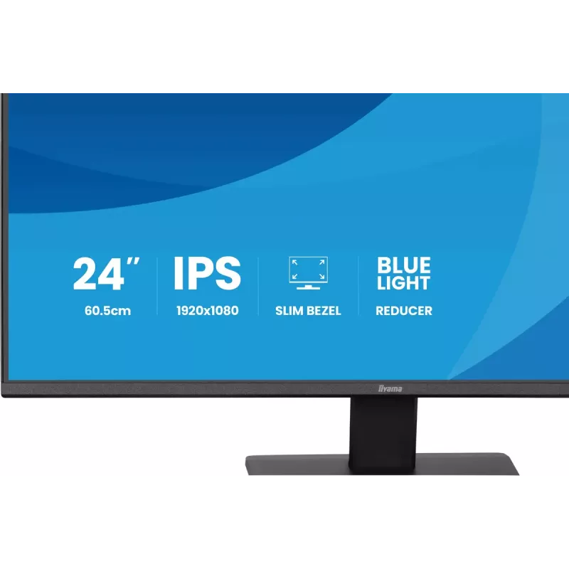 Computer monitor IIYAMA ProLite X2491H-B1 23.8 inch (60.5 cm) IPS LCD Full HD 1920×1080 Matt Black, VESA