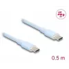USB Cable DeLOCK 81233 USB 2.0 0.5m USB C Blue