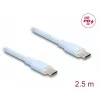DeLOCK USB Cable USB 2.0 2.5m USB C Blue 81235