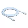 DeLOCK USB Cable USB 2.0 2.5m USB C Blue 81235