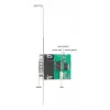 DELOCK 90582 USB 2.0 to RS-232 serial converter/repeater/isolator, FTDI FT231XS, green stainless steel