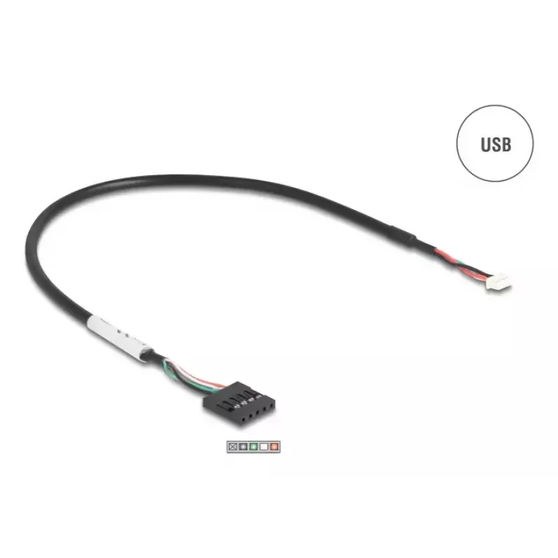 DELOCK 90582 USB 2.0 to RS-232 serial converter/repeater/isolator, FTDI FT231XS, green stainless steel