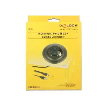 Socket outlet DeLOCK 62869 Black