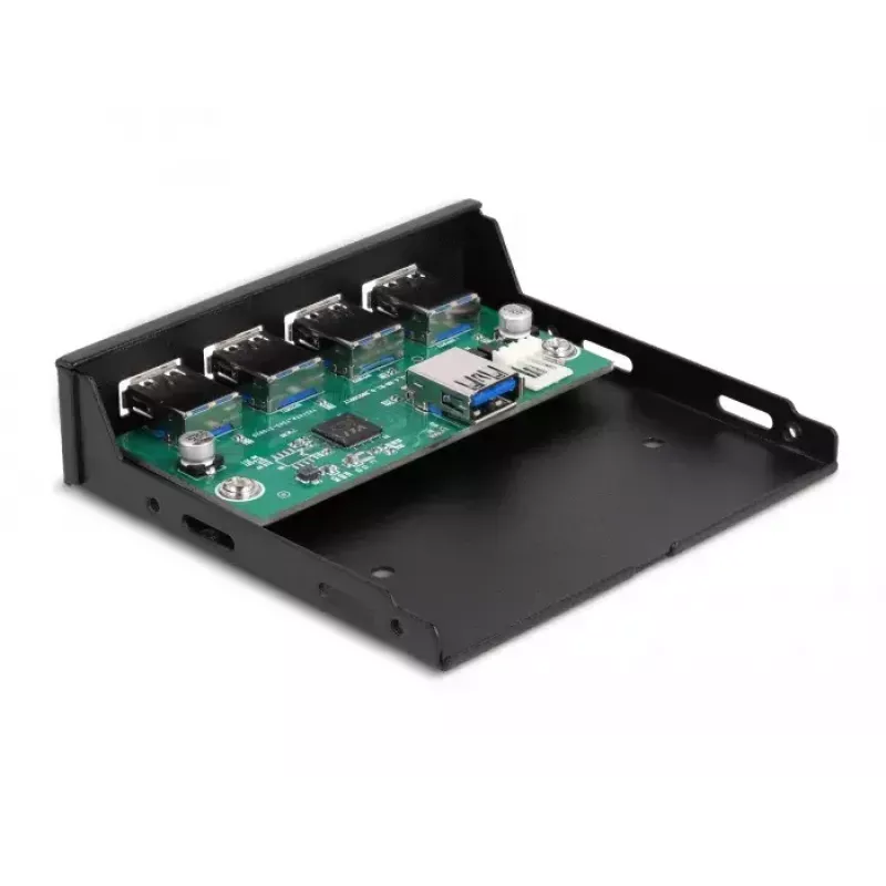 DeLOCK Internal 3.5 inch USB 3.2 Gen 1 Hub 4 port Black