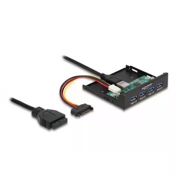 DeLOCK Internal 3.5 inch USB 3.2 Gen 1 Hub 4 port Black